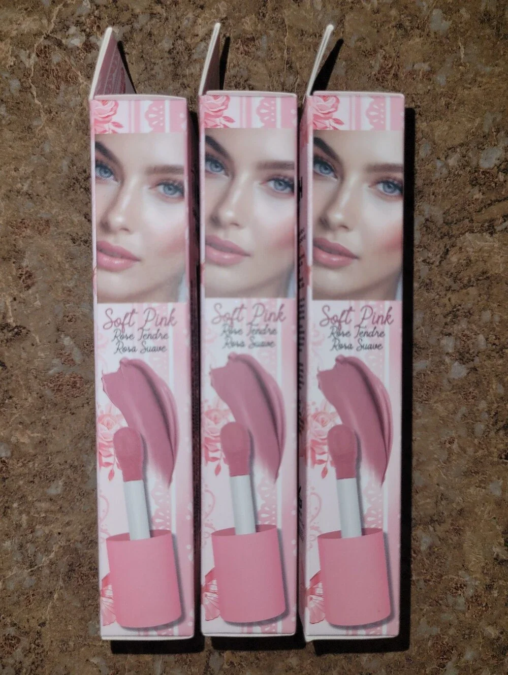 Ioni Liquid Blush Soft Pink (3 piece set)